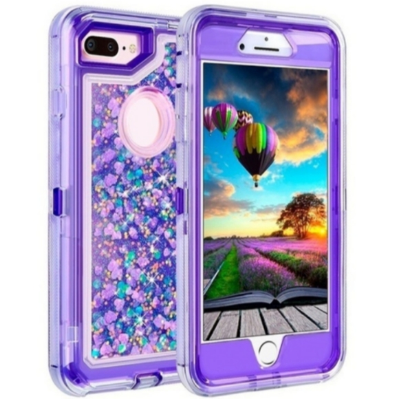 Accessories - IPhone 8 Plus Shockproof Gel Glitter Case